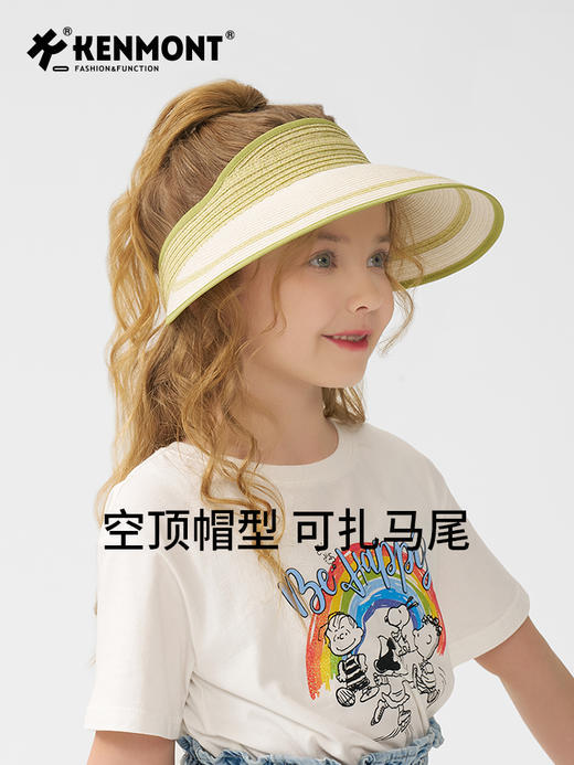 【云优选】卡蒙度假休闲可折叠空顶蛋卷帽亲子款KM-4441 商品图7