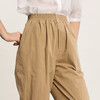 谜底宽松休闲裤九分裤女2024年夏季新品简约百搭萝卜裤242MK0506 商品缩略图3