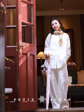 一张白纸 高支精梳棉oversize百搭宽松白衬衫