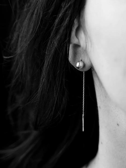 AWU｜U2 - Universe chain earrings 6mm 【 宇宙 】宇宙耳钉 商品图3