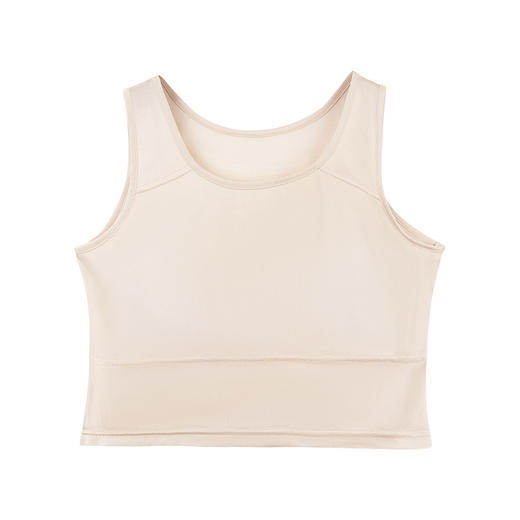 TG03S298春夏新品真丝圆领打底短背心女 亲肤棉胸垫防凸点免穿内衣 商品图4