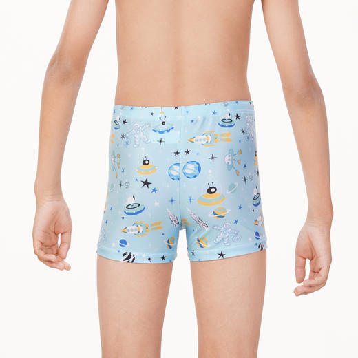 都市丽人眯雅佳泳裤男童半光涤泳布泳衣平角泳裤男童泳裤JS46A6 商品图2