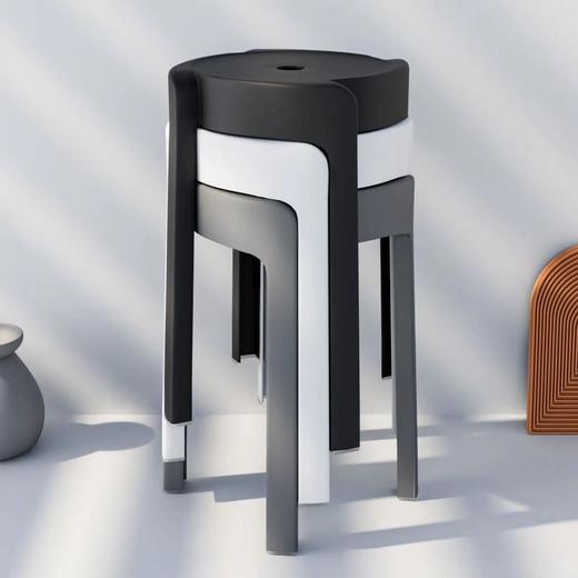 【轻奢凳子，家居必备】创意板凳，客厅加分；旋风风车，便携省力。一凳多用，轻松叠放。 商品图1