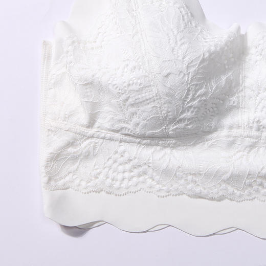 都市丽人抹胸女锦纶冰丝背心无罩杯短抹胸短抹胸无钢圈无排扣LV41A6 商品图4