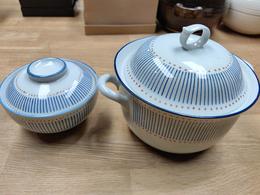 米马推荐出口日本品质 家用陶瓷炖盅汤锅 /盖碗 不可明火
