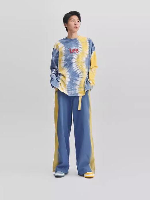 【Angel Chen联名】Lee商场同款24早春新品舒适扎染男女款长袖T恤LUT0077944DR00FA05908 商品图2