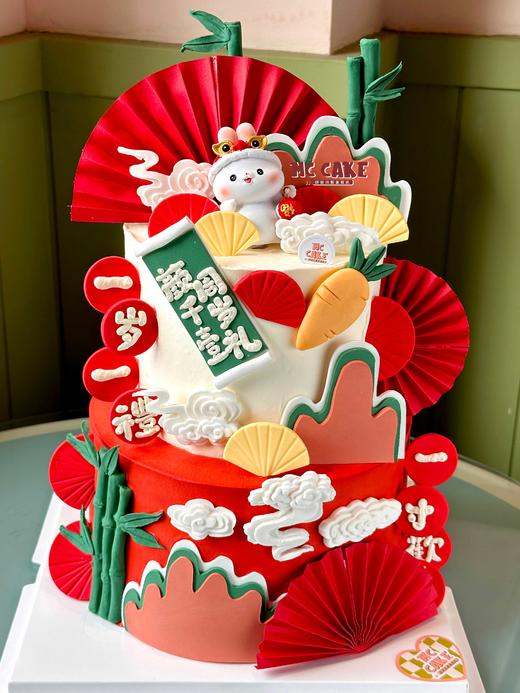 兔宝宝周岁双层蛋【红色色素较重】 商品图1