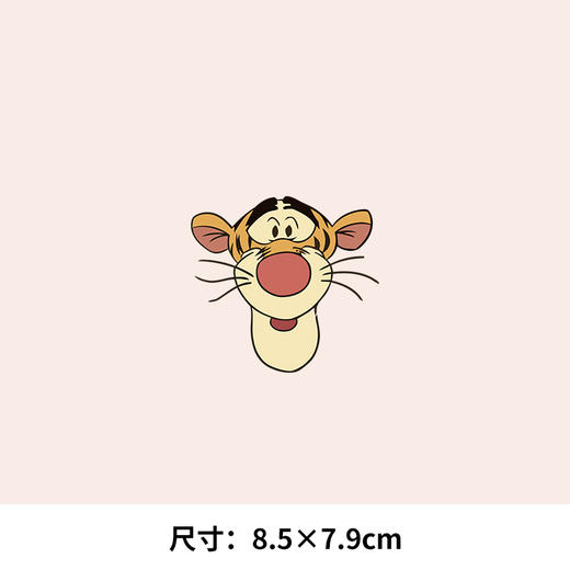 潮牌卡通跳跳虎新款图案热转印A级过粉耐水洗胶印白墨烫画贴 商品图2