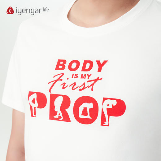 艾扬格life C3048特别纪念版瑜伽短袖男装T恤 商品图4