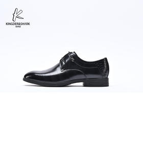 2024经典鲨春季男士新款商务正装百搭牛皮革皮鞋KW251-D14051