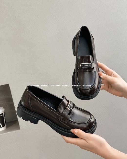 新品女士漆皮乐福小单鞋百搭舒适798B41510（W） 商品图5