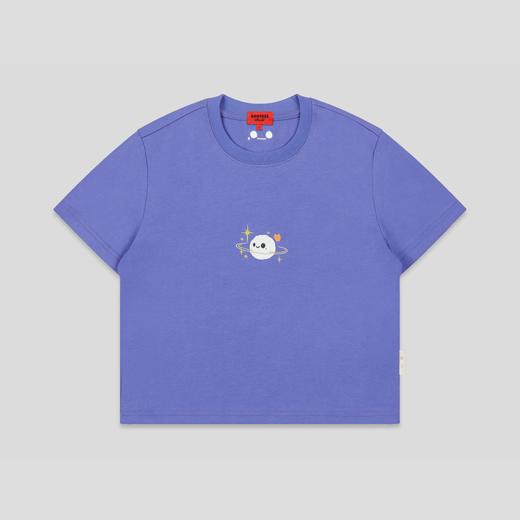 GOODBAI GOODEES可爱星球图案正肩短款T恤 商品图2