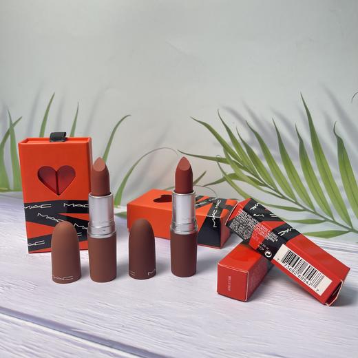 【品牌授权】爆款礼盒 MAC口红限定套盒  3g*两支 316柔雾小辣椒 / 314白桃奶茶 情人节礼物 送闺蜜送女友 商品图9