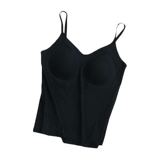 TG03S296春夏真丝贴合女打底吊带背心 高弹宽松桑蚕丝内里罩杯一体 商品图4