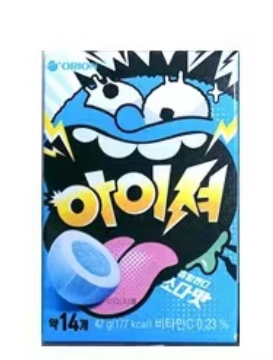 오리온 아이셔츄잉캔디소다맛42g
