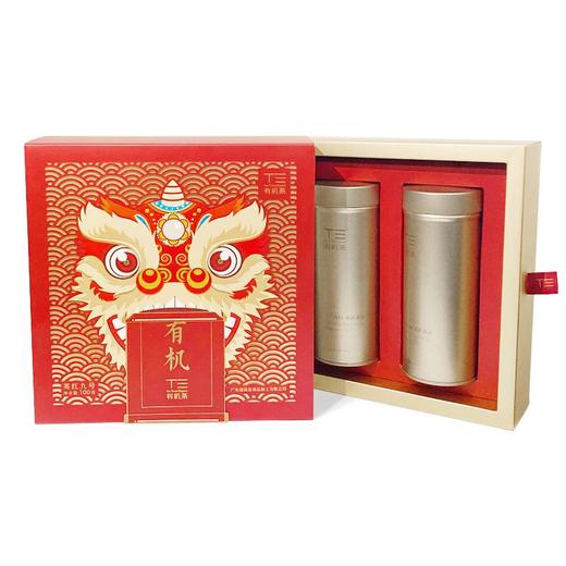 德高信•金狮献瑞 英红九号 50g*2 清远英德红茶   茶叶 礼盒 商品图2