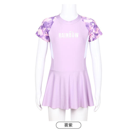 都市丽人眯雅佳一体式泳衣女童半光涤泳布泳衣连体泳衣女童连体泳衣JS41A3 商品图7