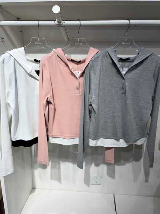 2Fthere’s 女士连帽T恤YSGMH4201A吊牌价159 商品图0