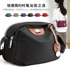 ALBB-包包女士2024新款牛津布斜挎包轻便百搭潮时尚纯色单肩包休闲小包