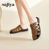 Safiya/索菲娅夏季一脚蹬镂空编织懒人外穿半拖凉鞋 SF42110113 商品缩略图6