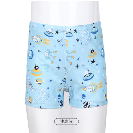 都市丽人眯雅佳泳裤男童半光涤泳布泳衣平角泳裤男童泳裤JS46A6 商品图7