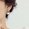 ALBB-新款爆款镶锆石珍珠耳钉高级感设计火焰耳饰名媛气质轻奢耳环 商品缩略图3