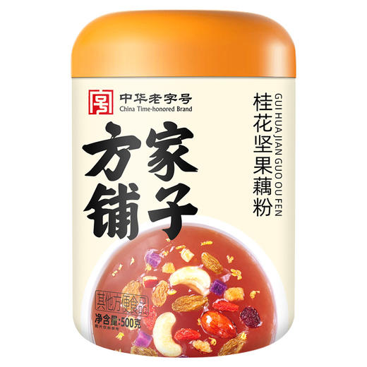 桂花坚果藕粉500g/罐装 商品图2