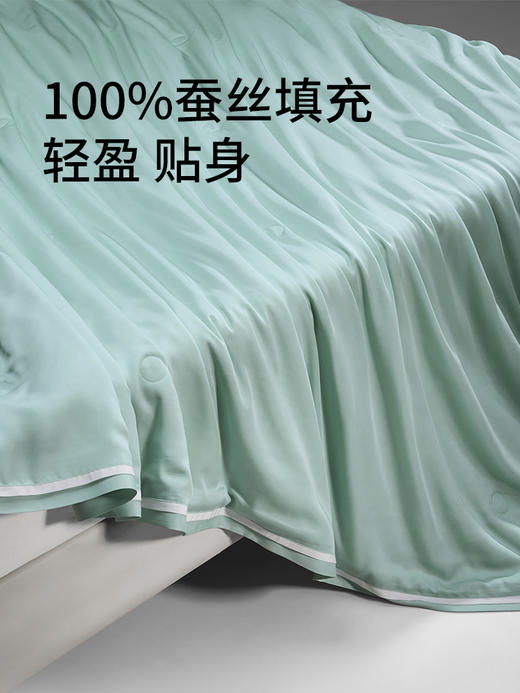 佳丽斯空调被蚕丝被夏凉被被芯夏被可机洗被子夏季官方旗舰店正品 商品图2
