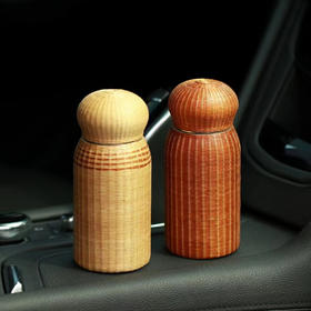 精编竹丝口袋保温杯°浅色&深色