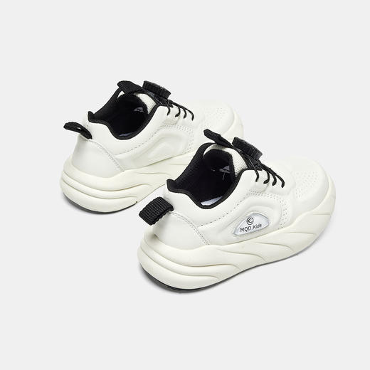 【ZY马骑顿】春款旋转纽扣童鞋男中大童小白鞋女童板鞋 商品图2