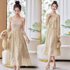 修身时尚复古，新中式连衣裙两件套HR-LYSL3325 商品缩略图1