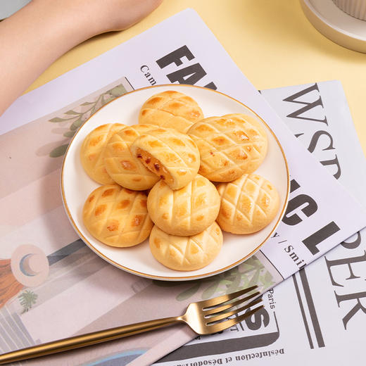 莎布蕾 武士曲奇 牛奶蔓越莓/芒果蔓越莓/牛奶鸡蛋羹 70g 商品图4