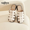 Safiya/索菲娅夏季一脚蹬镂空编织懒人外穿半拖凉鞋 SF42110113 商品缩略图1