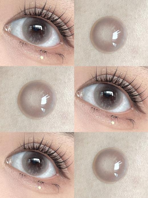 loveiikira日抛 小肉桂 清透粉棕色 14.2mm 一盒十片装 日抛无售后！！非离子 商品图2