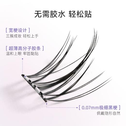 【免胶免卸 轻盈上眼】everbab 羽感假睫毛免胶系列 太阳花神 商品图3