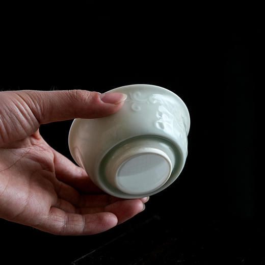 【特价】影青莲花滤网组茶漏茶滤网纱茶隔漏斗功夫茶陶瓷泡茶滤茶器细网茶具配件滤网 商品图3