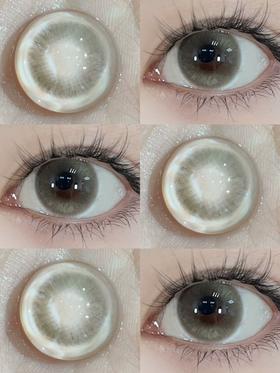 pfgirlcon半年抛美瞳 玉龙茶 14.2mm