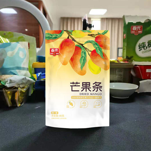 芒果干（条）80g 果脯蜜饯干 休闲零食小吃 商品图4