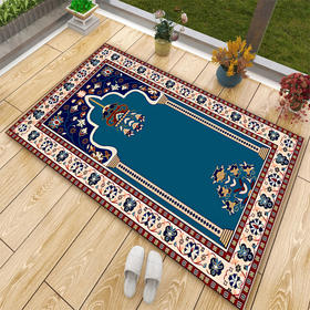 TZW-现货地毯跪拜朝拜垫中东地毯便携式可折叠地垫民族风礼拜毯