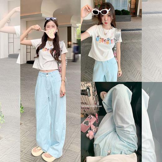 <曾小咸推荐>【元气减龄】白色短袖T恤 商品图0