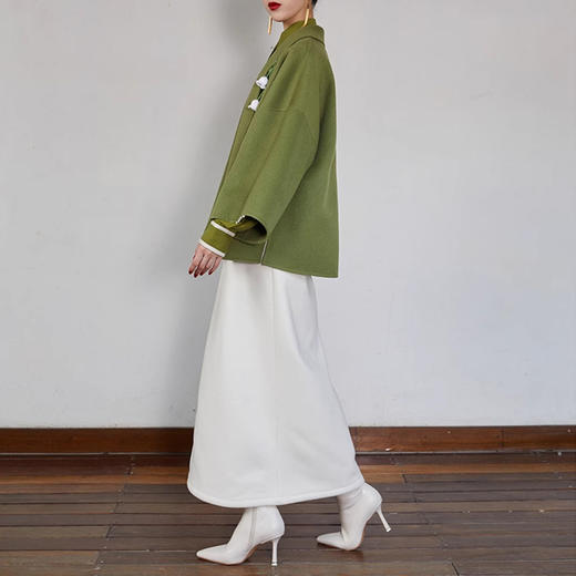 裁缝学苑AQ244春秋新款国风下裙汉服日常改良立领对襟短衫外套女 商品图2