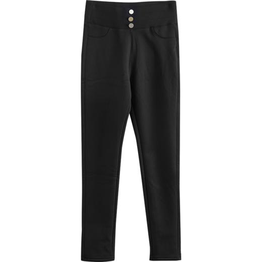 OLrain欧芮儿黑色打底裤女冬季2024年新款显瘦提臀运动安全保暖裤 商品图2