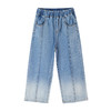 笛莎Deesha 女童裤子2024新款韩版宽松牛仔裤 商品缩略图1
