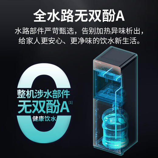 安吉尔Y3553LK-C-N饮水机 家用桶装水立式烧水器 商品图2