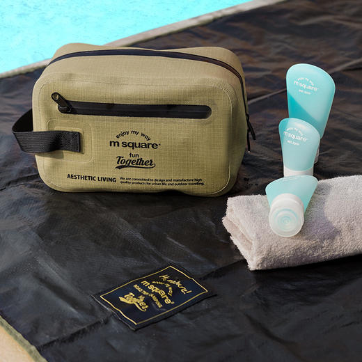 msquare 全防水洗漱包 化妆包 收纳包 商品图3