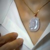 18k金扣冰种翡翠如意 商品缩略图5