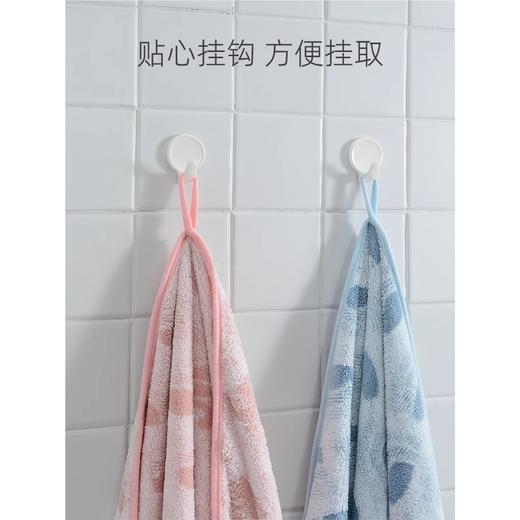 洁丽雅龙鳞水波纹珊瑚绒浴巾女洗澡超柔吸水男士家用提花包边情侣 商品图2