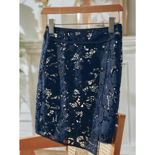 欧芮儿套装女时尚两件套荷叶边衬衫连衣裙中长套装裙 商品图1