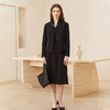 Famecoco无领修身收腰西装短款女士职业正装小西服FAC1AW006 商品缩略图3