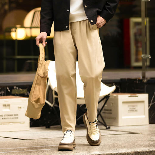 【新品上新】HX 春秋季萝卜休闲长裤Z203410007101 商品图0
